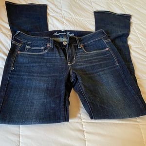American Eagle Skinny Kick Stretch Jeans, 10 long